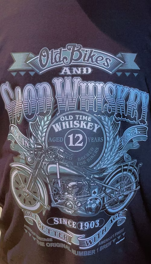 Choppa -Brand T -Shirts Good Whiskey (Black) Long Sleeves
