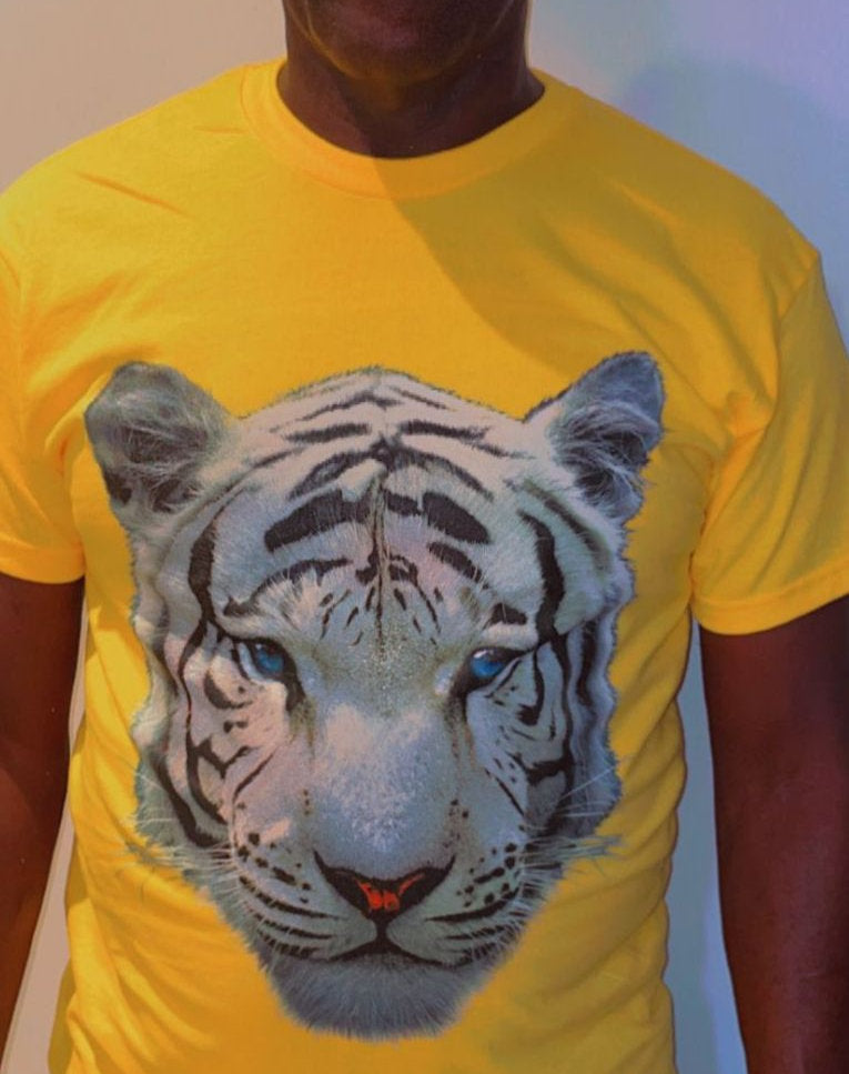 Choppa -Brand T- Shirts White Tiger